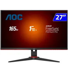 Monitor Gamer AOC Viper W-LED 27" Wide Full HD HDMI Display Port 27G2SE