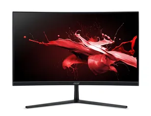 Monitor Acer Gamer Nitro ZeroFrame 23.8&apos; VA Tela curva FHD 165Hz 1ms 2HDMI AMD FreeSync EI242QR