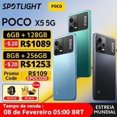 Smartphone Poco X5 5G 128 GB/6gb RAM