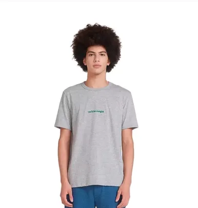 Camiseta Manga Curta Masculina Com Bordado - hering