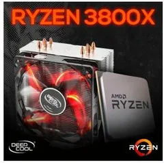 Kit Processador AMD Ryzen 7 3800x 3.9ghz (4.5ghz Turbo), 8-cores 16-threads, + DeepCool Gammaxx 400