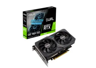 Placa de Vídeo Asus NVIDIA GeForce RTX 3050 OC, 8GB, GDDR6, Ray Tracing -  90YV0HH0-M0NA00