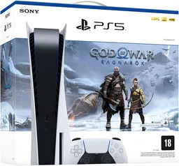 Console Sony PS5 + God of War Ragnarök, Branco