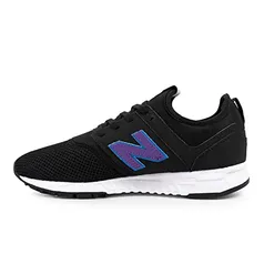 (TAM 34) Tênis New Balance 247, Feminino, Preto/Roxo