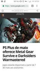 PSN Plus de maio - Jogos Gratuitos