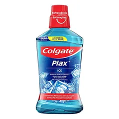 Enxaguante Bucal Colgate Plax Ice 500Ml Promo Leve 500Ml Pague 350Ml