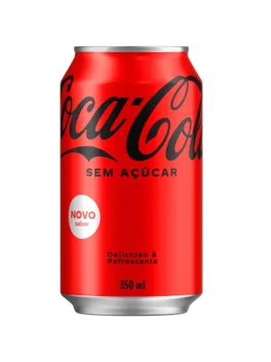 [LV 10 PG 8]Coca-Cola Sem Açúcar lata 350ml