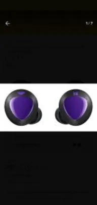 Fone de ouvido sem fio Samsung Galaxy Buds+ preto e púrpura - R$539