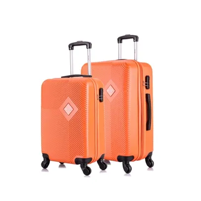 Kit mala de viagem Laranja pequena e média Zug Swiss Move