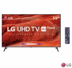 Smart TV LG LED 4K 55” ThinQ UHD / 55UM7520PSB