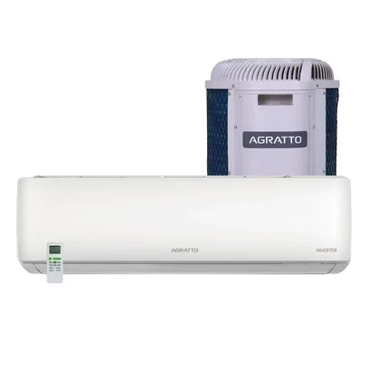 Foto do produto Ar Condicionado Split Hi Wall Inverter Agratto 9000 Btus Quente e Frio Liv Top 220V