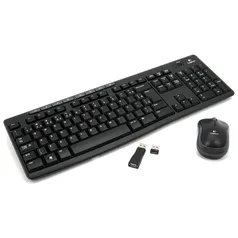 Teclado E Mouse Sem Fio Logitech MK270