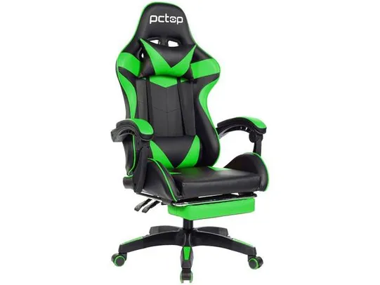 Cadeira Gamer PCTop Verde Racer 1006