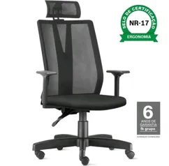 Cadeira Escritório Ergonômica Addit Presidente | R$763