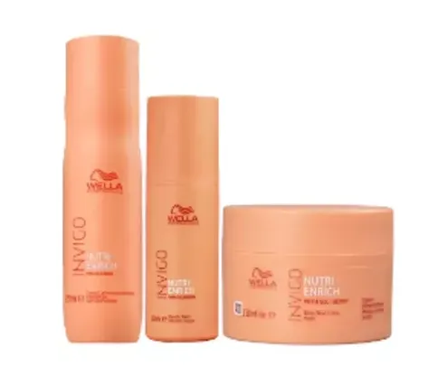 Kit Wella Pro Invigo Enrich Sh 250ml + Masc 150ml + Lv 150ml