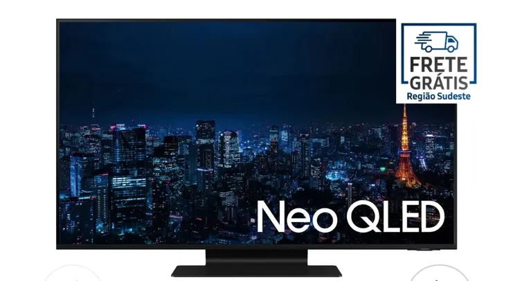 Samsung Smart TV 50" Neo QLED 4K 50QN90A, Mini Led, Painel 120hz, Processador IA, Som em Movimento Lite