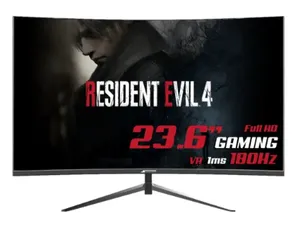 Monitor Gamer SuperFrame Precision, 23.6 Pol, Curvo, Full HD, 1ms, 180Hz, 99% sRGB, FreeSync, HDMI/DP, SFP2415 FHD