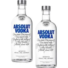 Kit 2 Vodkas Absolut - 750ml