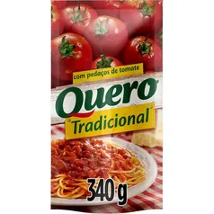 Molho Tomate Tradicional Quero 340g Sachet