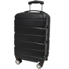 Mala de Bordo Exeway Mini com 4 Rodas 360°, Preta - Tamanho PP - 18" Polegadas - R$131