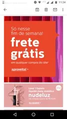 FRETE GRÁTIS em qualquer compra no site