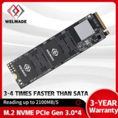 M2 ssd nvme ssd 1tb Welmade R$476