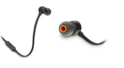 Fone de Ouvido In Ear JBL T110 Preto | R$ 40