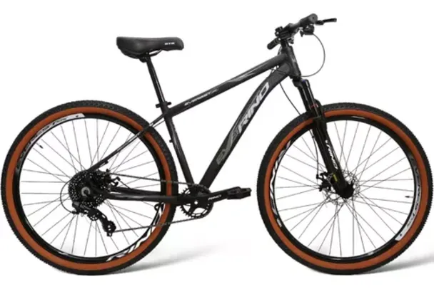 Bicicleta Rino Everest Xr - Câmbio Shimano TX800, K7 11/40D 8v, Quadro Cab. interno, Post Mount