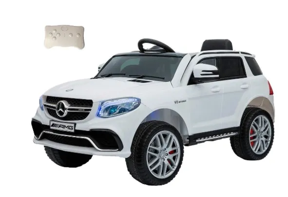 [Regional] Carro Elétrico Infantil 12V Branco Mercedes Benz AMG - brink+