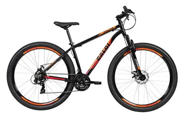 Bicicleta Aro 29 Caloi Vulcan Preta Tam. 15