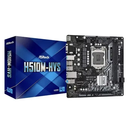 Placa Mãe ASRock - H510M-HVS - Peças para Computador e Notebook - Magazine Luiza