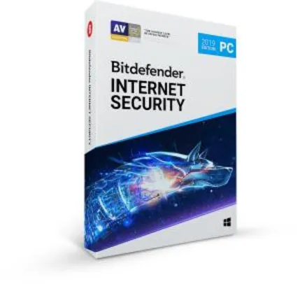 Bitdefender INTERNET SECURITY 2019 grátis por 6 meses para até 3 dispositivos