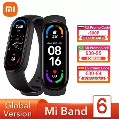 Xiaomi Mi Band 6 | R$205