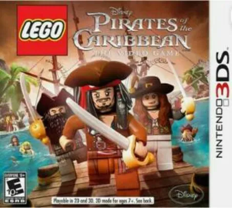 Lego Piratas do Caribe - 3ds - 35 R$