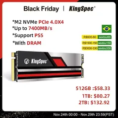 Kingspec Ssd nvme 1Tb [ compatível Ps5 ]