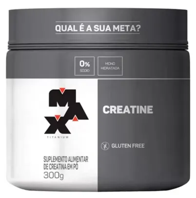 Max Titanium Creatina - Suplemento alimentar de creatina em pó, 300g