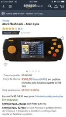 Atari Flashback 8 Portátil Tectoy - com 70 Jogos | R$70