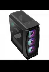 Gabinete Gamer Mini Tower Aero One Mini Frost Preto Aerocool | R$470