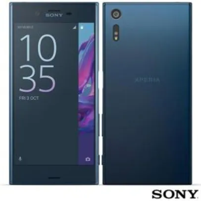 Xperia XZ Azul Sony com Tela de 5,2”, 4G, 32 GB e Câmera de 23 MP 