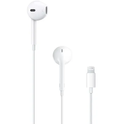 Fone de Ouvido EarPods com Conector Lightning Apple, Branco - MMTN2BZ/A