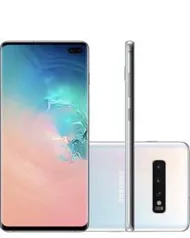 Smartphone Samsung Galaxy S10+ 128GB Dual Chip Android 9.0 Tela 6.4” Octa-Core 4G Câmera Tripla Traseira 12MP + 12MP + 16MP R$3463