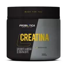 CREATINA MONOHIDRATADA PURA 300G - PROBIóTICA SEM Sabor