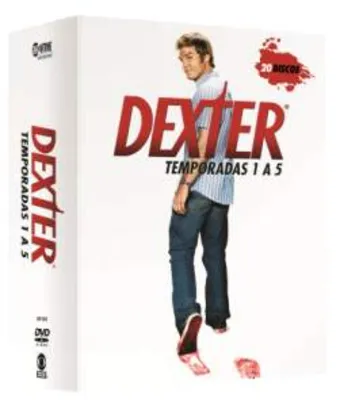 [Saraiva] DVD Box Dexter - 1ª a 5ª Temporada - 20 Discos - por R$90