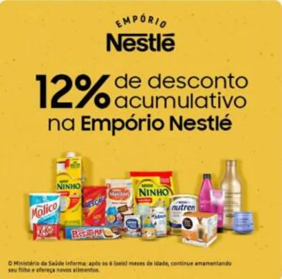 (Samsung Members) cupom de 12% de desconto na Empório Nestle
