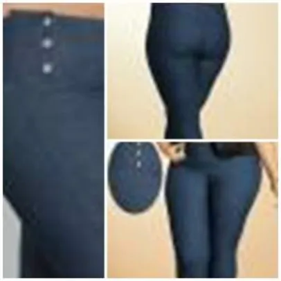 [Posthaus] Calca Jeans Azul com Botões na Lateral R$ 70,00