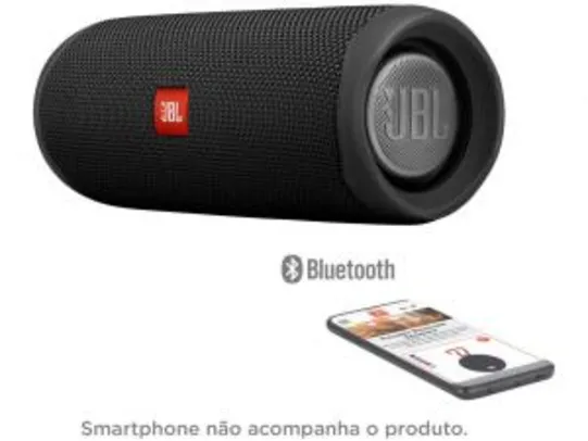 Caixa de Som Bluetooth JBL Flip 5 Portátil - à Prova DÁgua