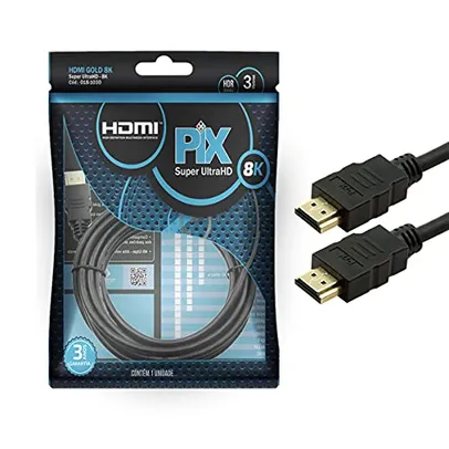 CABO HDMI GOLD 2.1-8K HDR 19P 1.5M, Pix, 018-1015