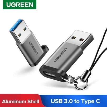 [Novos usuários] Adaptador Ugreen USB A 3.0 para Tipo C | R$7,74