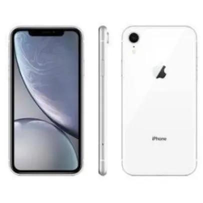 Iphone XR 64GB Branco ( 1X CC Submarino + Ame ) [3174,99 - 20% AME]