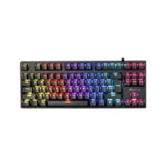 Teclado Gamer Mecânico Xtrike Me, Rainbow, Switch Blue, Black, GK-913 | R$136